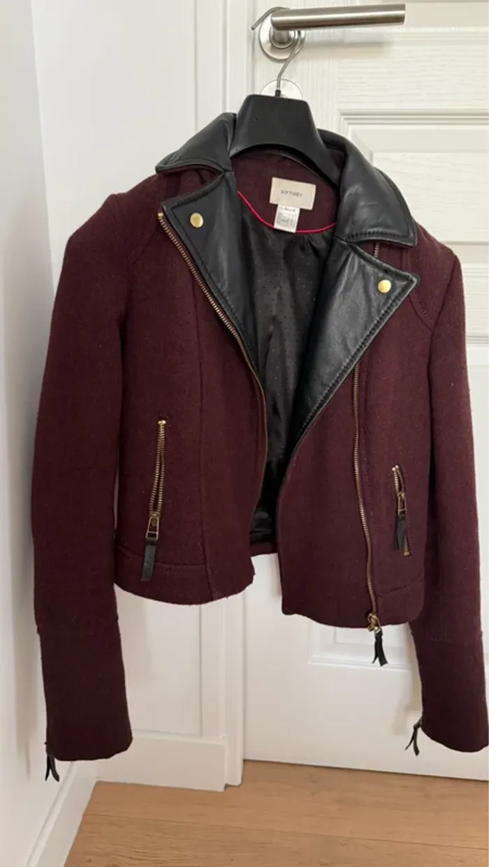 Veste bordeaux