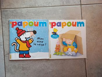 Lot de 2 magazines pour petits Papoum