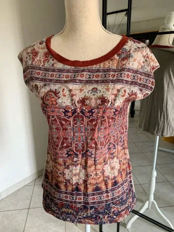 T shirt style ethnique S
