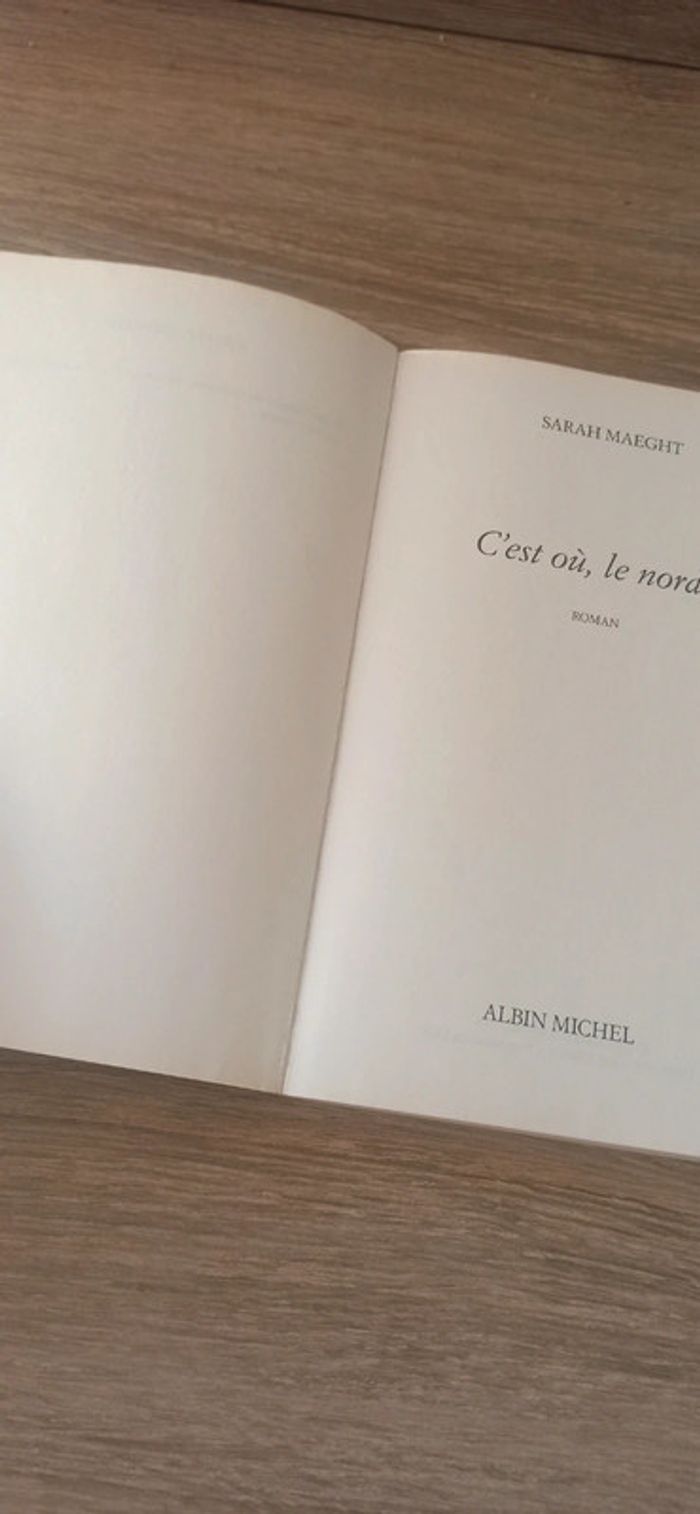 Livre c est ou le nord Sarah maeght - photo numéro 3