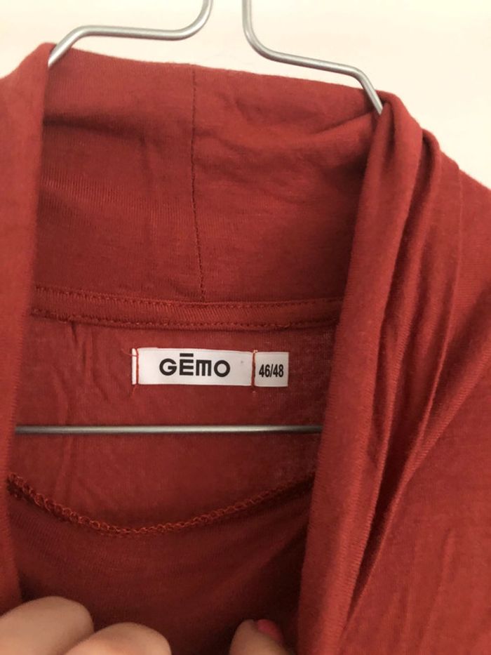 Sous-pull Bordeaux Gemo - photo numéro 6