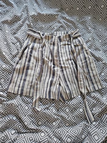 Short lin rayé asos été