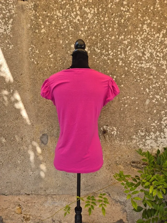 T-Shirt Phildar Rose Fuchsia T.36 - photo numéro 2
