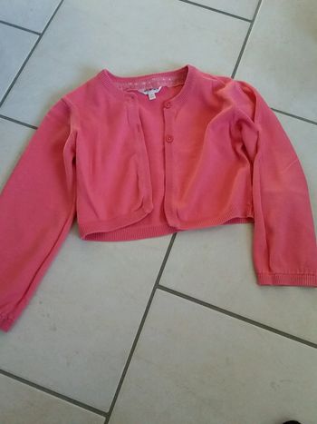 Gilet laine rose 5 a