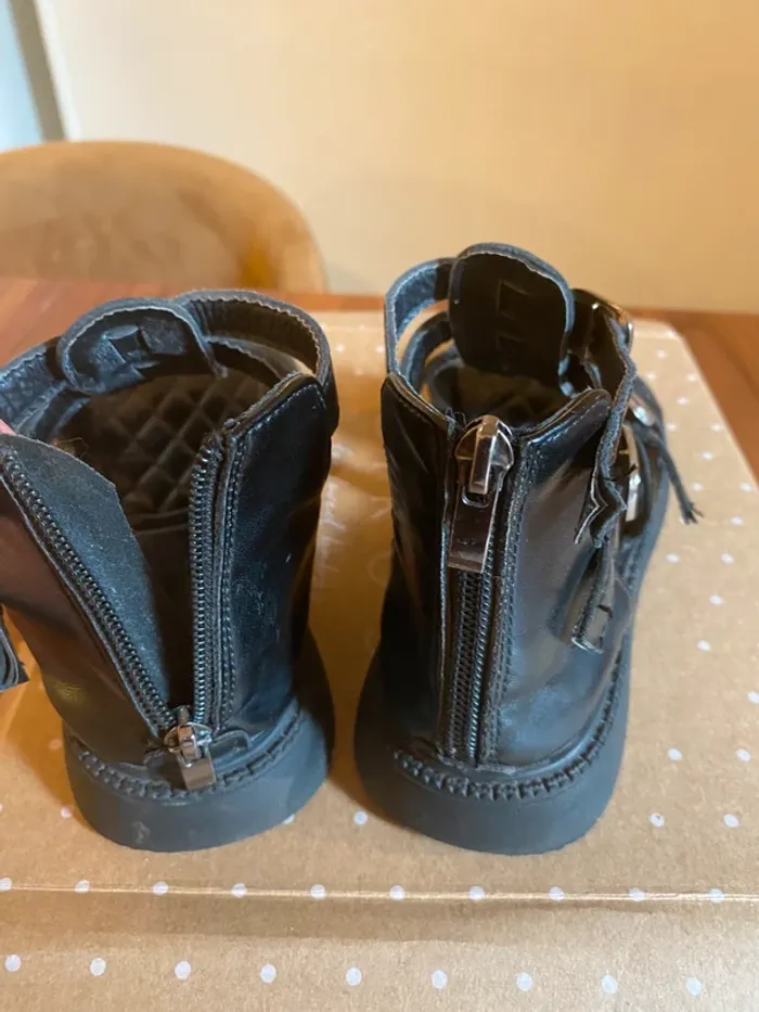 Sandales fille noir taille 33 - photo numéro 4
