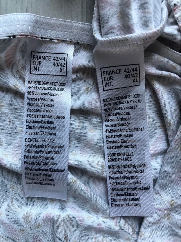 BB28- Ensemble lingerie de nuit top + shorty T 42-44 NEUF - photo numéro 15