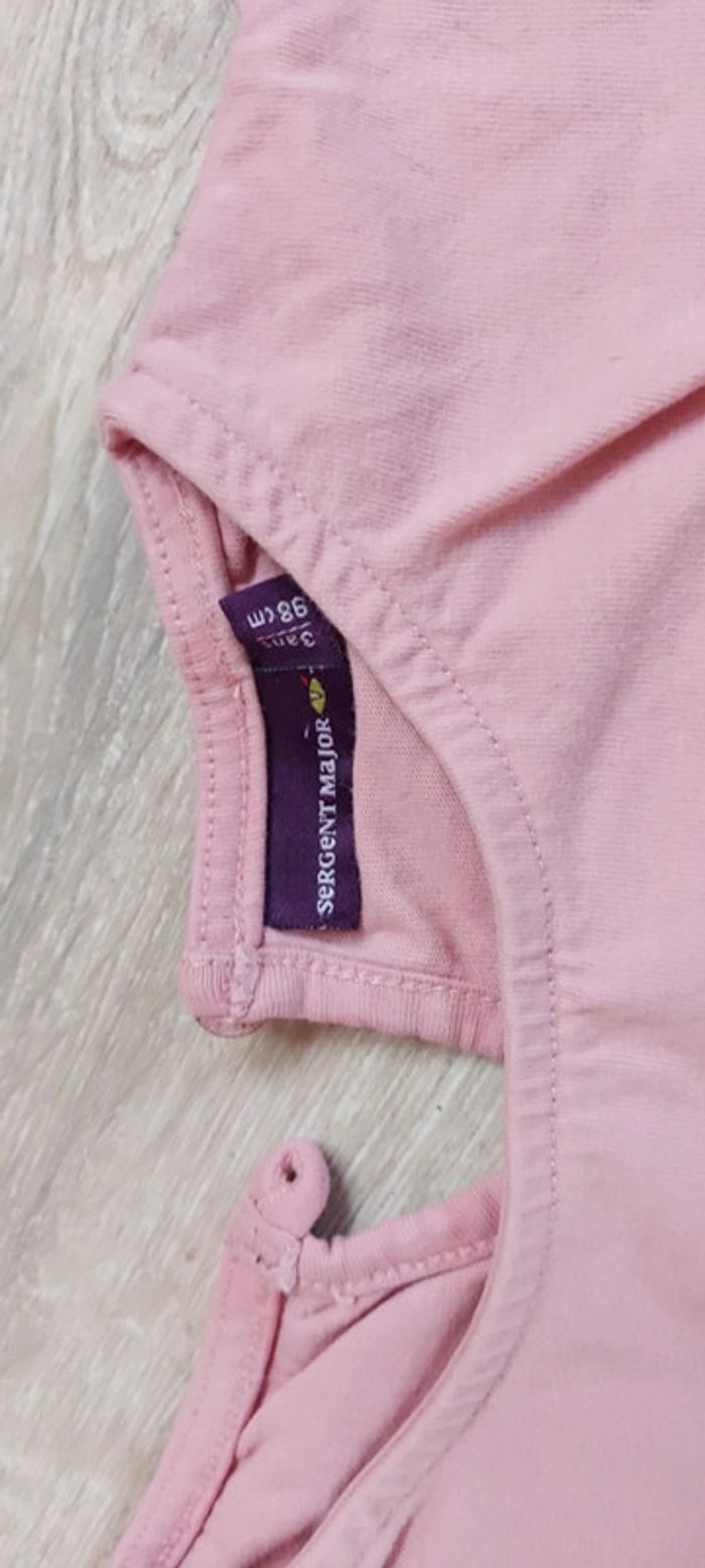 Blouse rose, manches courtes, Sergent Major, 3 ans - photo numéro 4