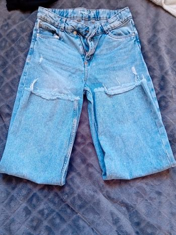 Jean bleu large