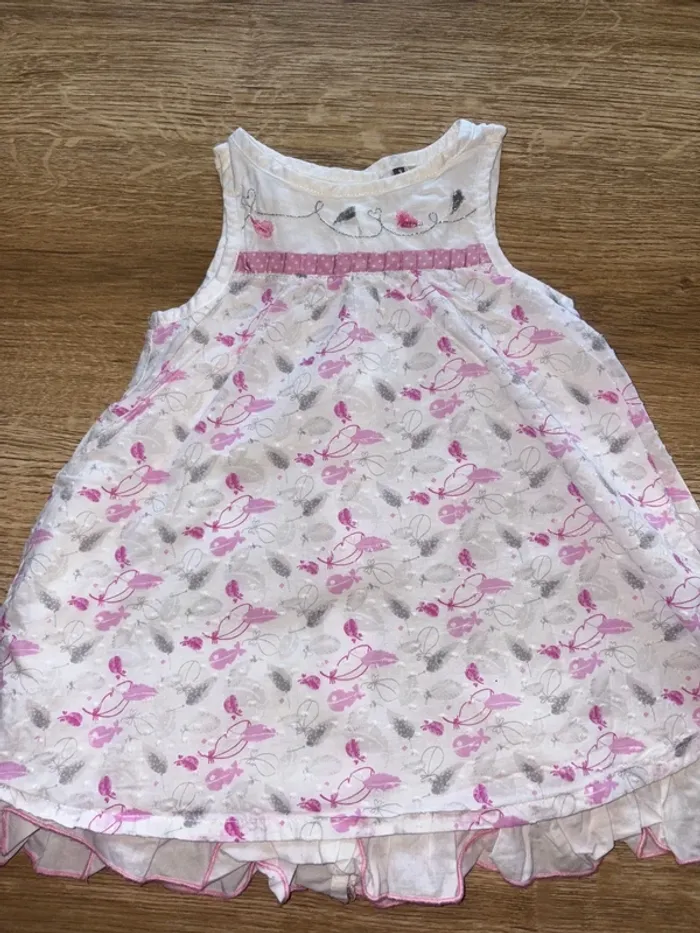 Ensemble robe + boléro bébé fille - photo numéro 3