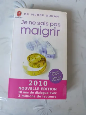 Livre Bien être Je ne sais pas maigrir Dr Pierre Dukan