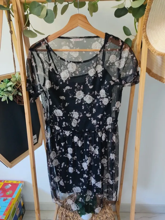 Robe manches courtes Camaïeu S/36