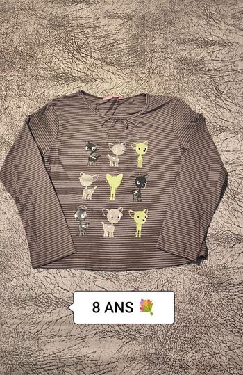 T-shirt manches longues 8 ans #dilo2103fille8ans