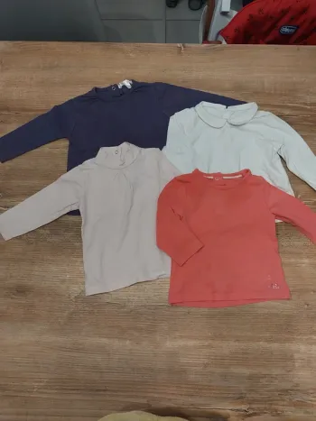 Lot 4 tee-shirts 6mois