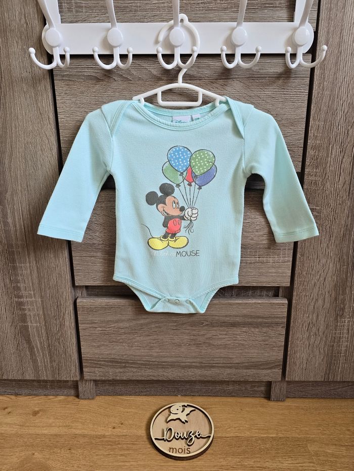 Vêtement Bébé - Bodies Mickey - Disney - 12 mois - photo numéro 5
