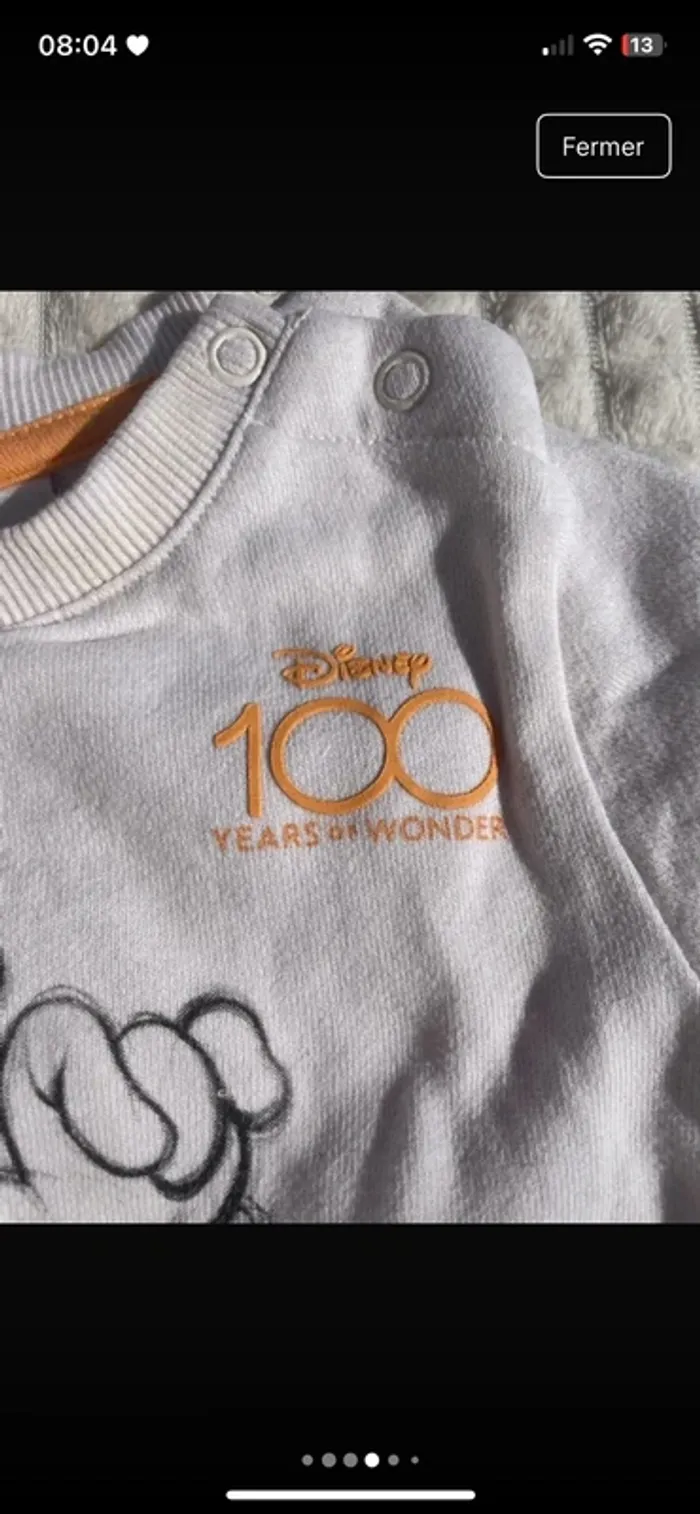 Pull Mickey Mouse - 6 mois - Disney - photo numéro 4