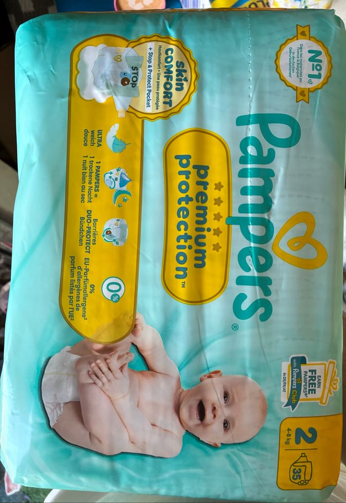 Couches Pampers premium taille 2 - photo numéro 2