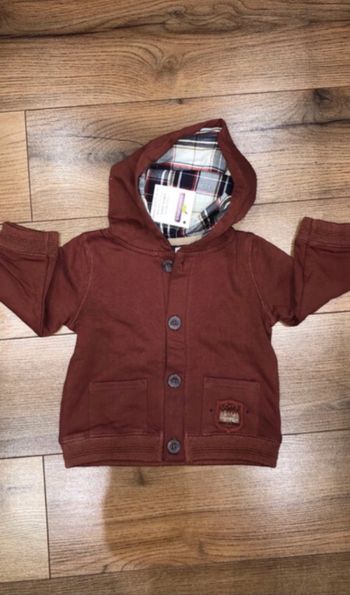 Gilet marron sergent major 🌺 taille 12 mois neuf avec étiquette