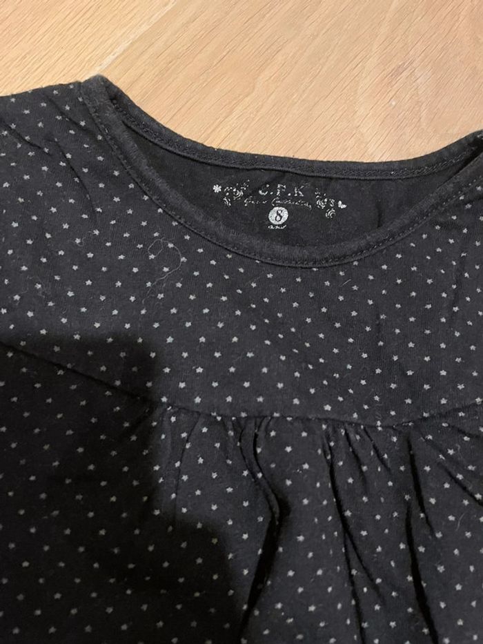T-shirt ML noir - CFK - 8ans - photo numéro 3