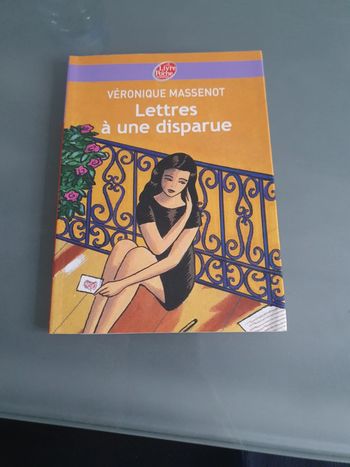 Livre lettres à une disparue