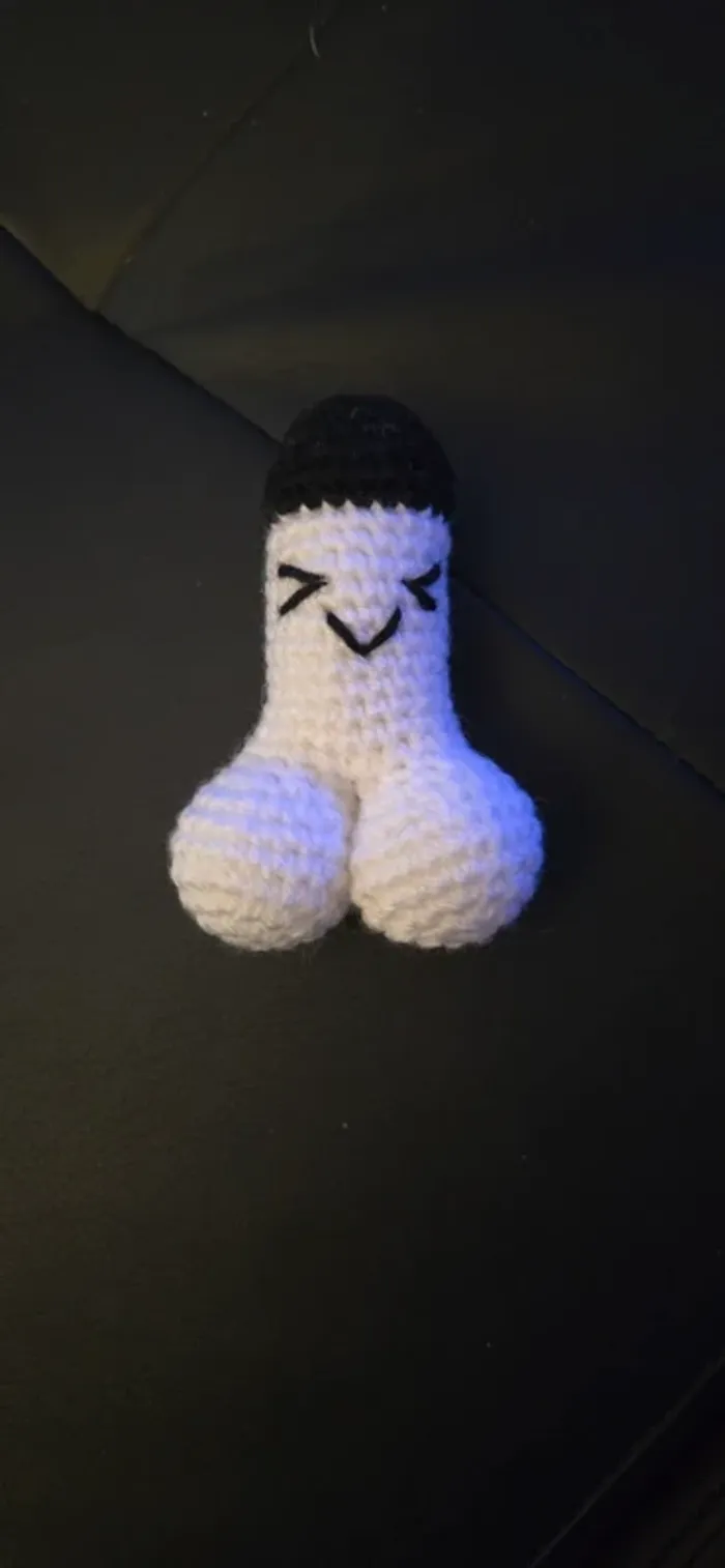 Amigurimi zizi blanc et noir neuf