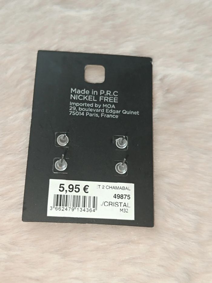 2 paires dorée-Moa⭐1€ - photo numéro 2