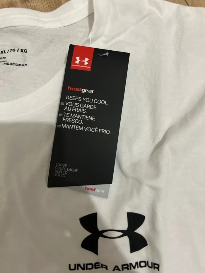 T-shirt Under Armour blanc XL - photo numéro 5