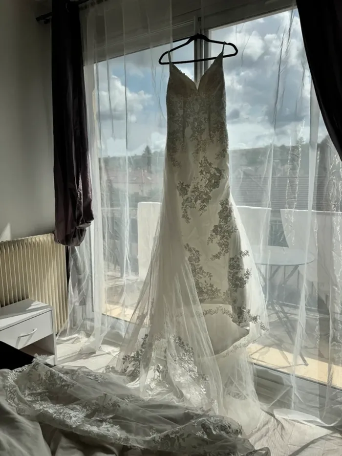 Magnifique robe de mariée sirène dentelle – Taille 36 - photo numéro 5