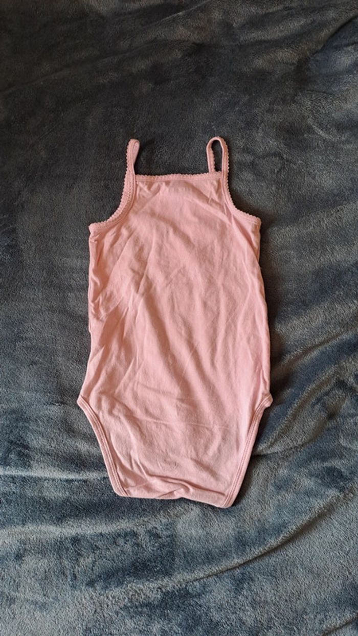 💚Body débardeur rose bébé fille – Taille 23 mois - photo numéro 3