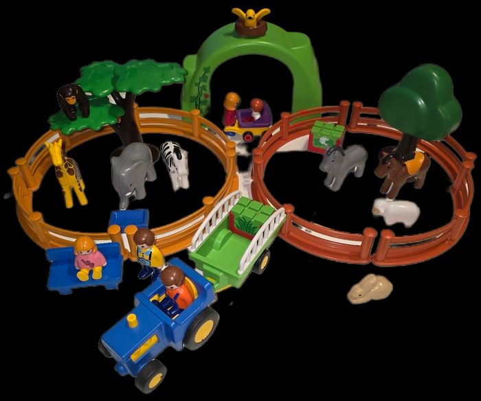 123 playmobil grand zoo 6754 complet