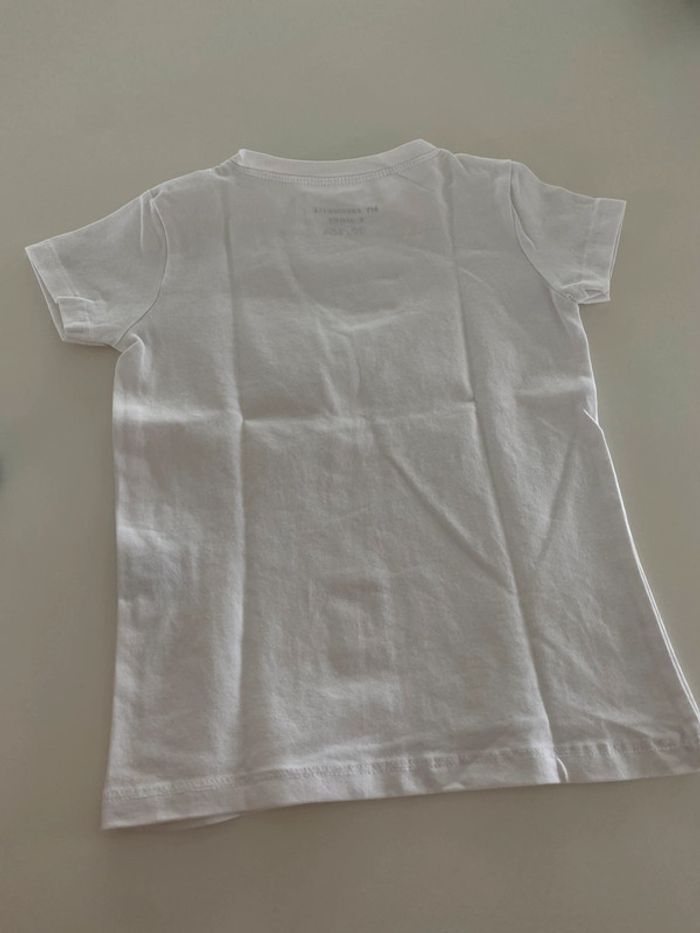 Tee shirt blanc 4 ans - photo numéro 3