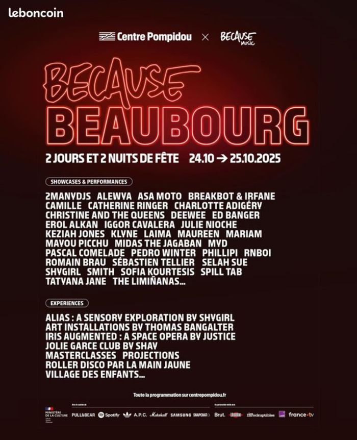 Places because beaubourg