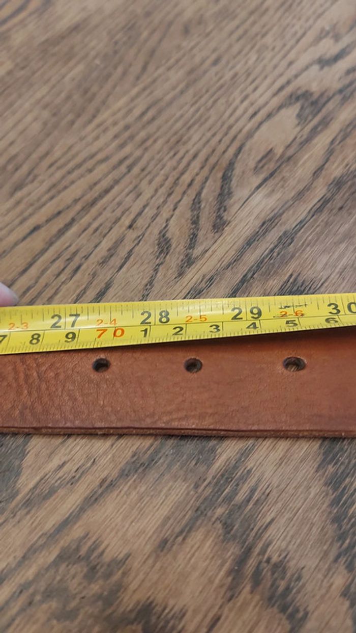 Ceinture Japan Rags cuir Marron 70cm - photo numéro 11