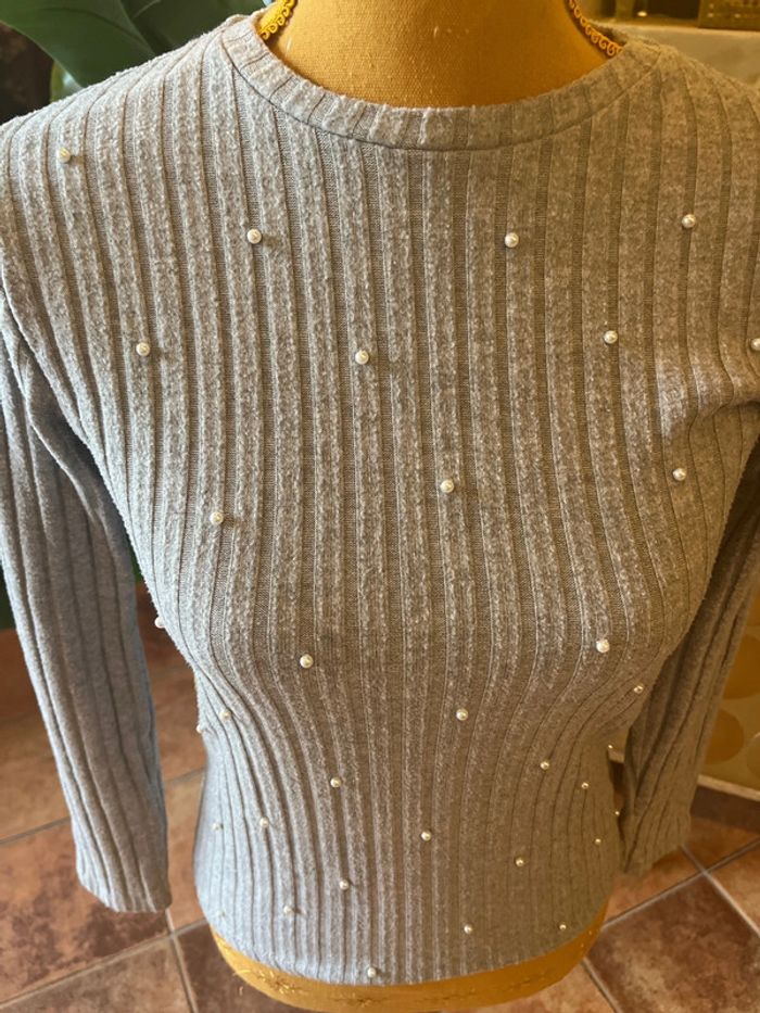 pull maille zara - photo numéro 2