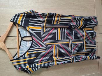 Tunique femme à formes géométriques, Camaïeu, Taille XL