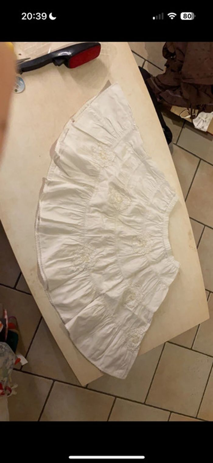 Jupe blanche 8 ans okaidi - photo numéro 3