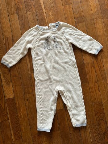 Combinaison bébé en laine Janie and Jack 12–18 mois – neuve