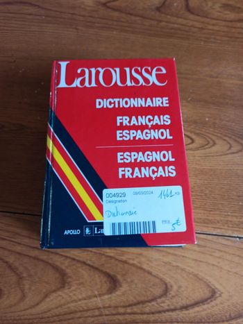 Dictionnaire Larousse français/ espagnol