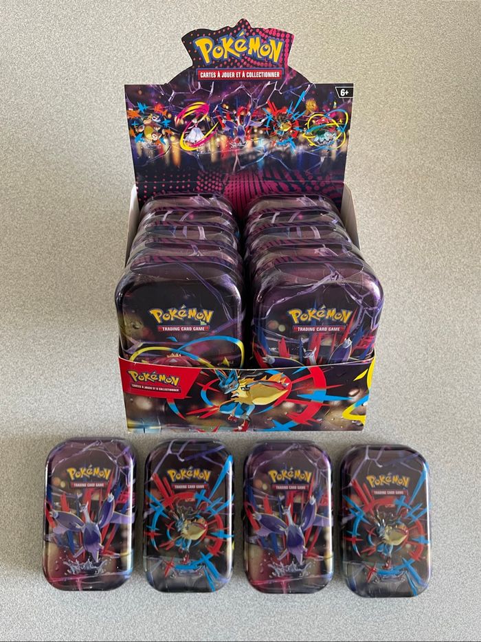 Lot de Mini Tin Pokémon Méga Évolution (ME01/EV11)