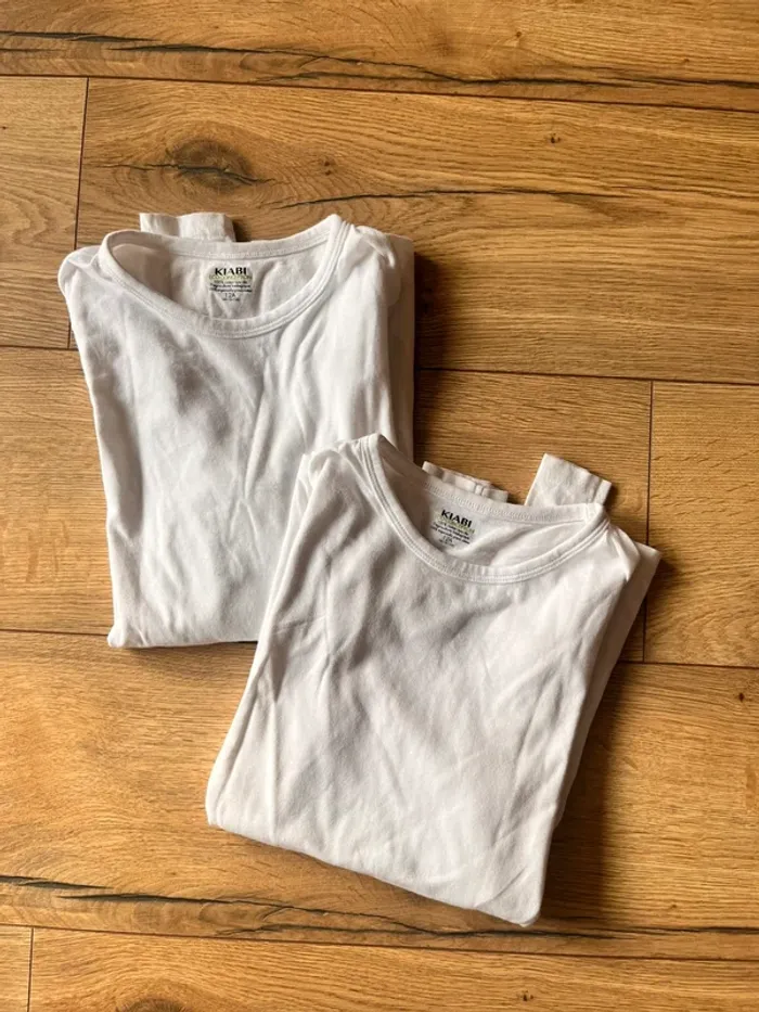 Lit tee-shirts en coton blanc kiabi 12 ans