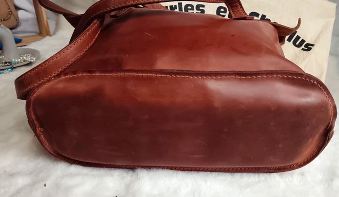 Cabas a Rabat cuir taurillon | Charles et Charlus - photo numéro 7