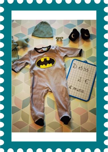 D1335 - pyjama garçon 6 mois