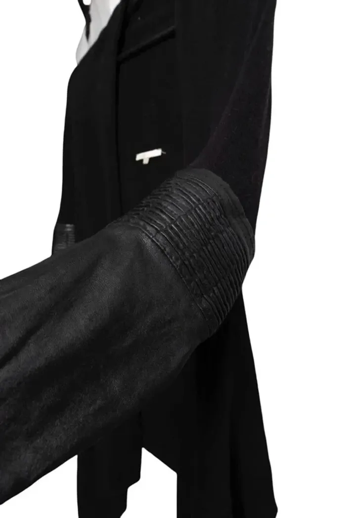 Veste gilet drapée bi-matière Maje – Taille M - photo numéro 5