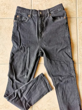 Jean slim taille haute H&M