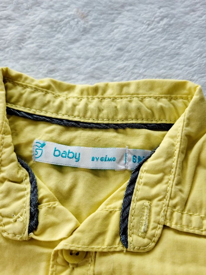 Chemise manches courtes "little travel history" - photo numéro 2