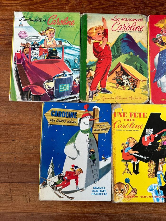 Pierre Probst - Lot B de 5 Grands Albums Hachette Caroline livres anciens éditions originales - photo numéro 2