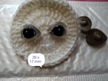 Yeux de sécurité 20 x 17 mm Amigurumis