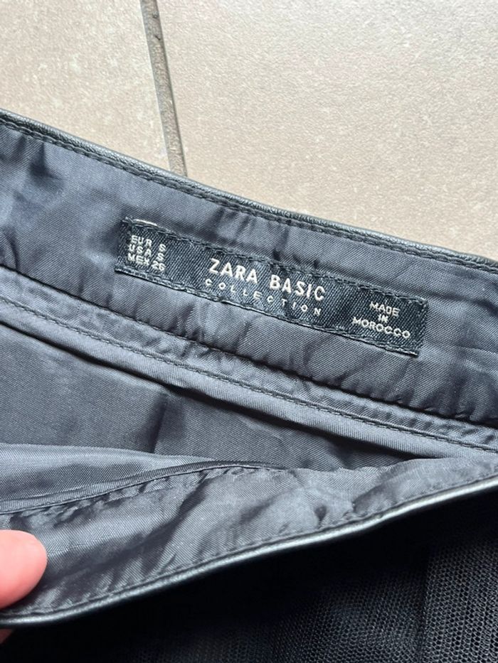 Jupe voile longue noire Zara S - photo numéro 3