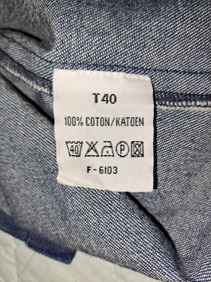 Robe en jean taille 40 Blanche Porte - photo numéro 3