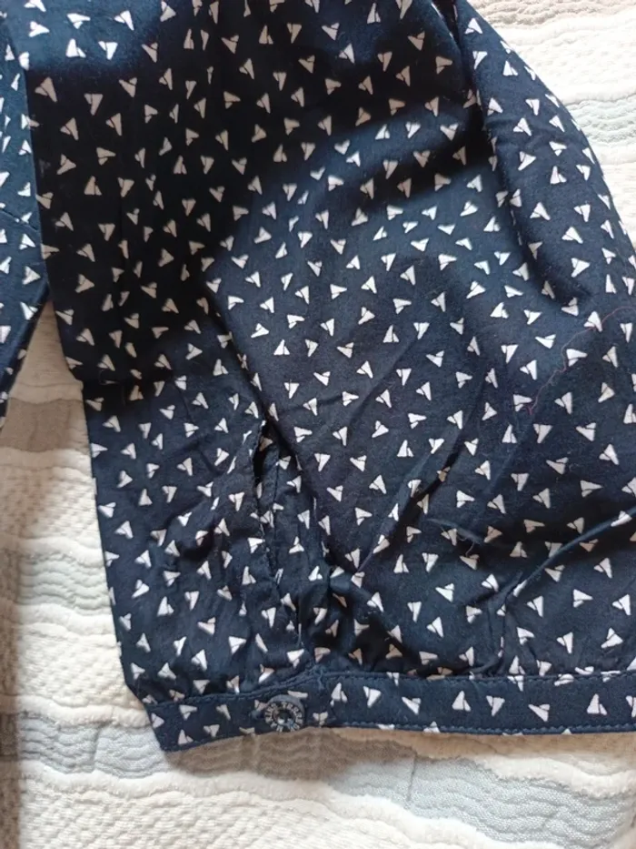 Chemise Terre de Marins t.46, 100% coton - photo numéro 6