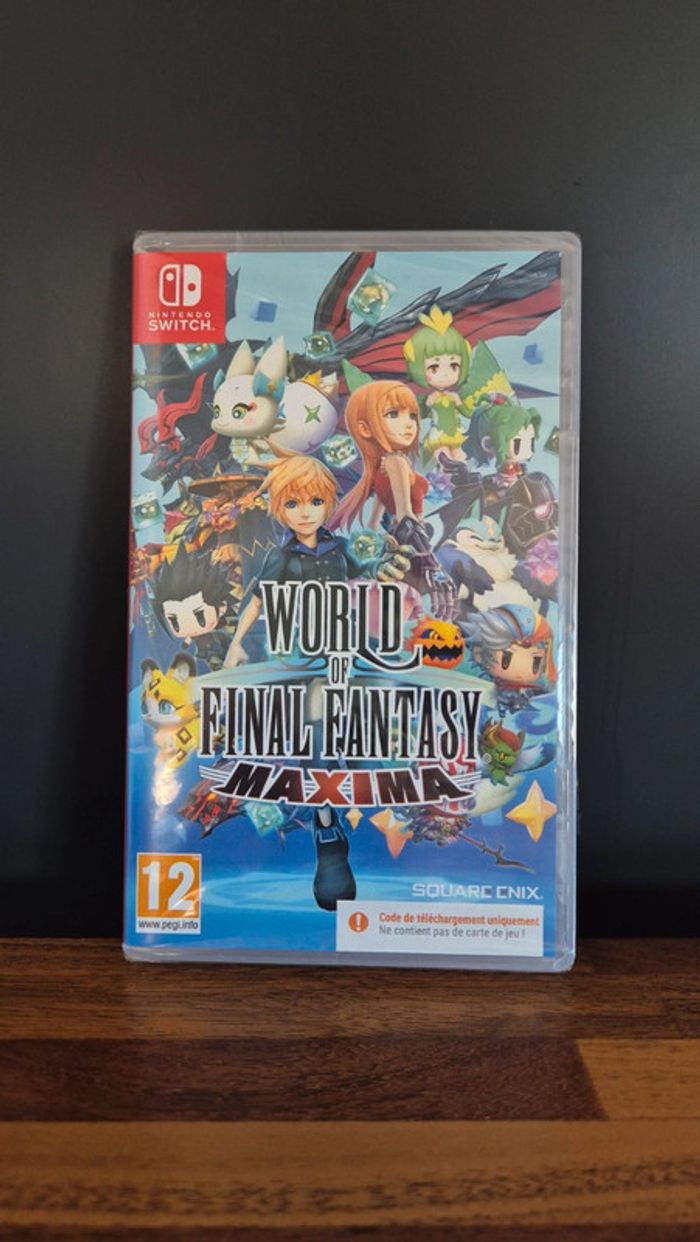 Jeu switch neuf " World of Final Fantasy maxima "